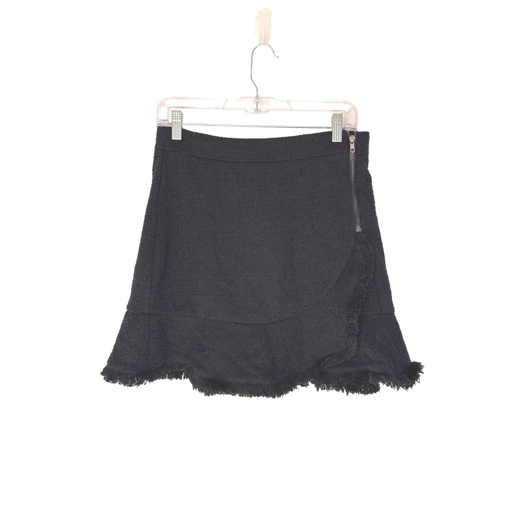 Cupcakes and Cashmere Skirt Fringe Tweed Twee Feminine Classic Dainty Size‎ 6